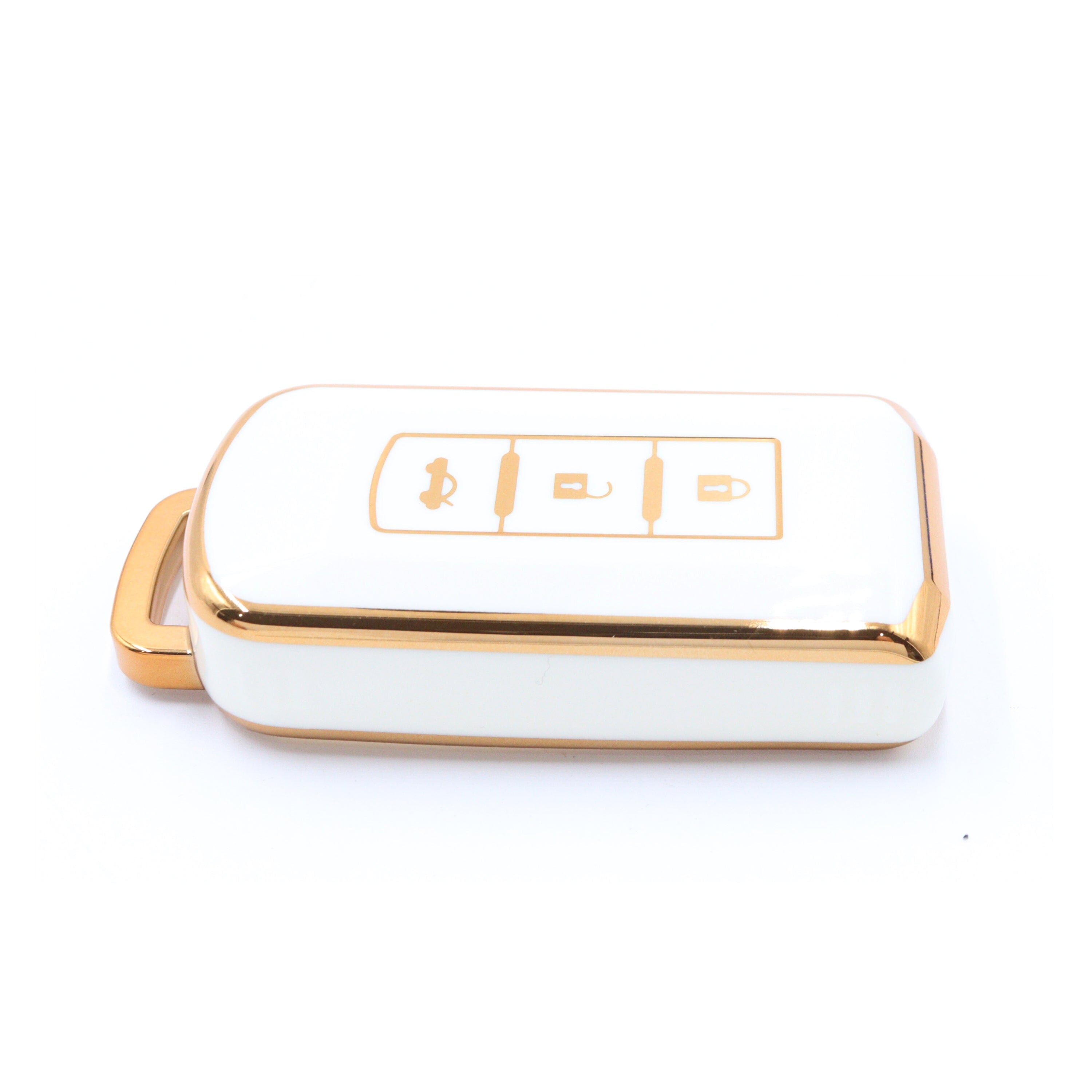 3 Button White Car Key Cover To Suit Mitsubishi Outlander | Remote Pro